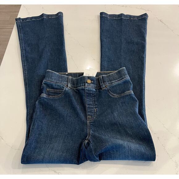 NWT Spanx SPANXshape EveryWear Flare Jeans in Authentic Blue Size Small - Picture 4 of 12